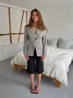 Design By Si Sienna blazer i uld - Lysegrå Best