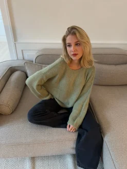 Design By Si Sierra striktrøje - Kaki Clearance