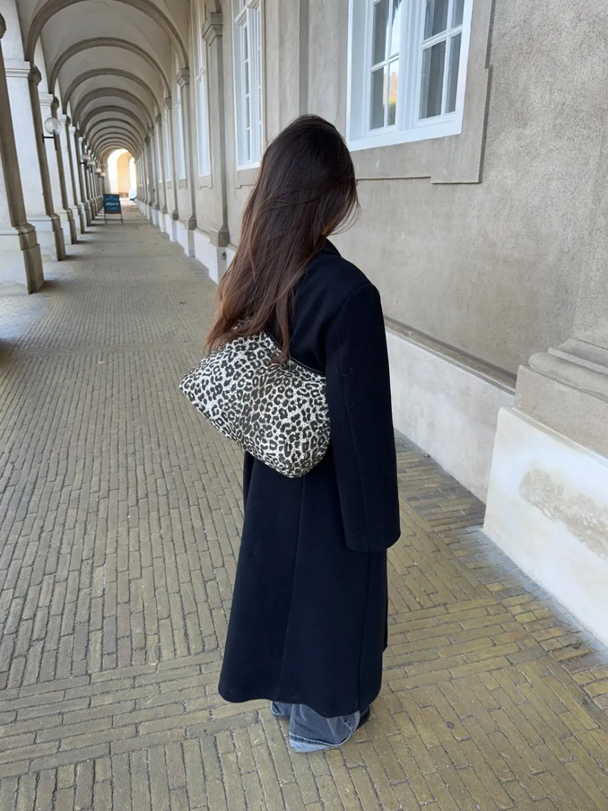 Design By Si Singapore taske - Leopard Clearance