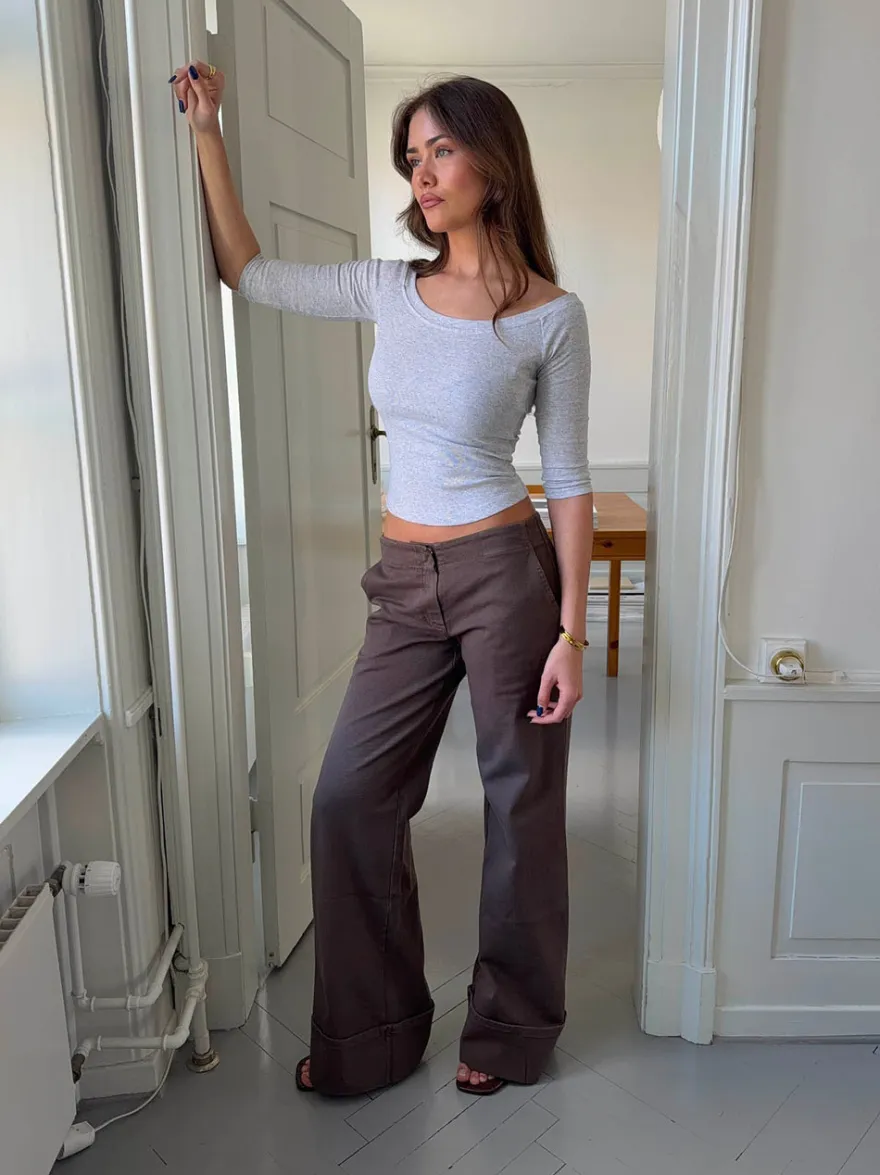 Design By Si Siv jeans - Brun Best