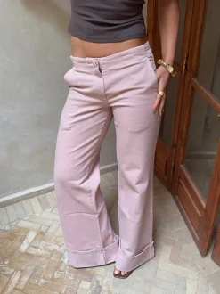 Design By Si Siv jeans - Lyserød Sale