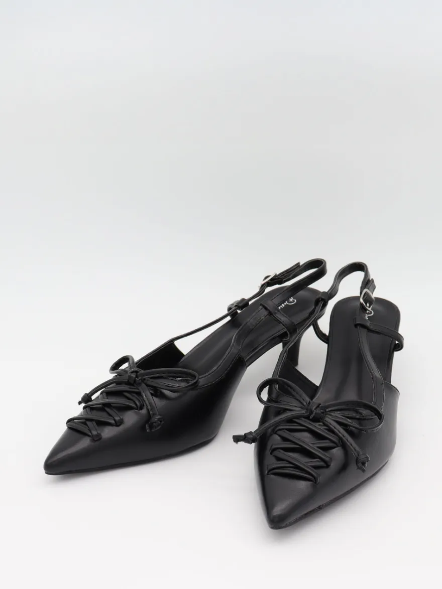 Design By Si Sola mules med sløje - Sort Discount