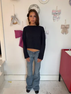 Design By Si Solea bootcut jeans - Lys denim Online