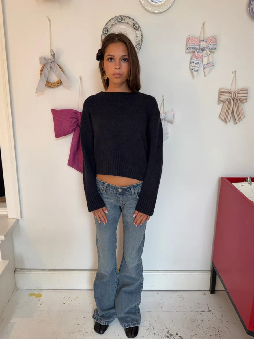 Design By Si Solea bootcut jeans - Lys denim Online