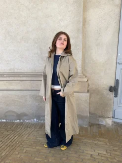 Design By Si Solene trenchcoat - Beige Hot