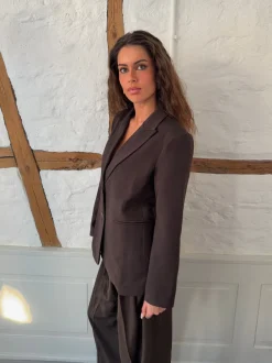 Design By Si Sonija oversized blazer - Brun Discount