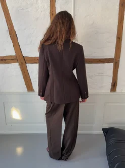 Design By Si Sonija oversized blazer - Brun Discount