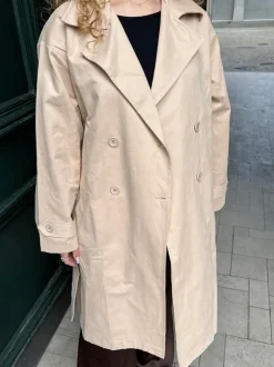 Design By Si Sophia trenchcoat - Beige