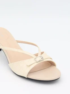 Design By Si Teleo minihæle med spændedetalje - Beige Discount
