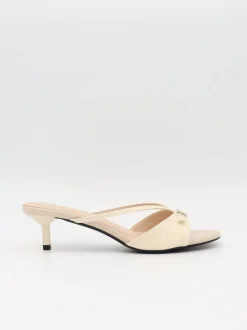 Design By Si Teleo minihæle med spændedetalje - Beige Discount