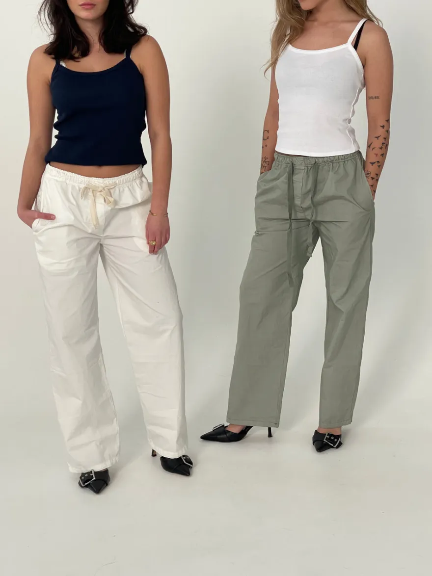 Design By Si Thora løse bukser - Grøn Hot