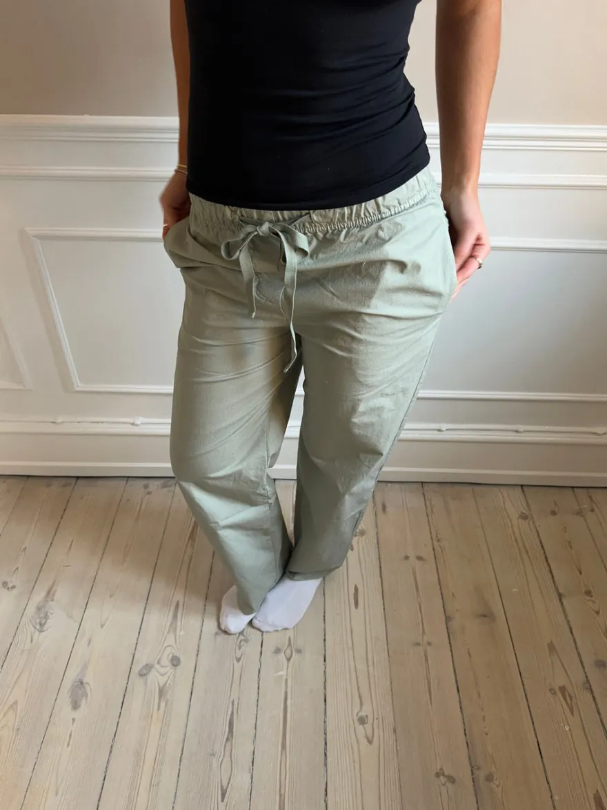 Design By Si Thora løse bukser - Grøn Hot
