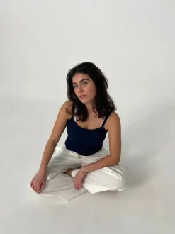 Design By Si Thora løse bukser - Off white Hot