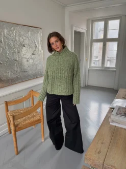 Design By Si Tikka striktrøje - Grøn Online