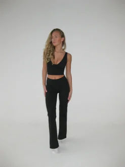 Design By Si Ultimate v-neck top - Jet Black Online