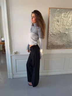 Design By Si Vinna suitbukser med metalring - Sort Sale