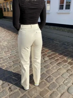 Design By Si Viva lærredsbukser - off white Best