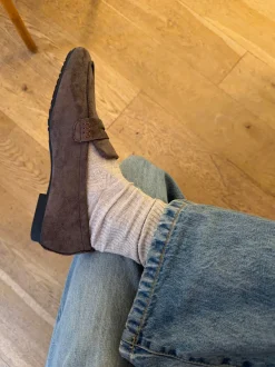 Design By Si Watson loafers i ruskind - Mørkebrun Discount