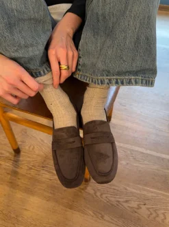 Design By Si Watson loafers i ruskind - Mørkebrun Discount