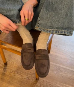 Design By Si Watson loafers i ruskind - Mørkebrun Discount