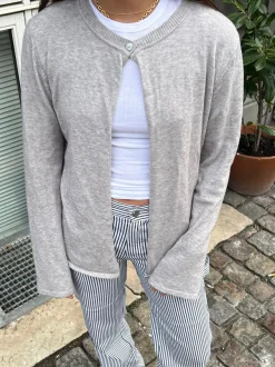 Design By Si Xenia cardigan - Grå Clearance