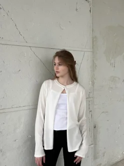 Design By Si Xenia cardigan - Off-white Discount