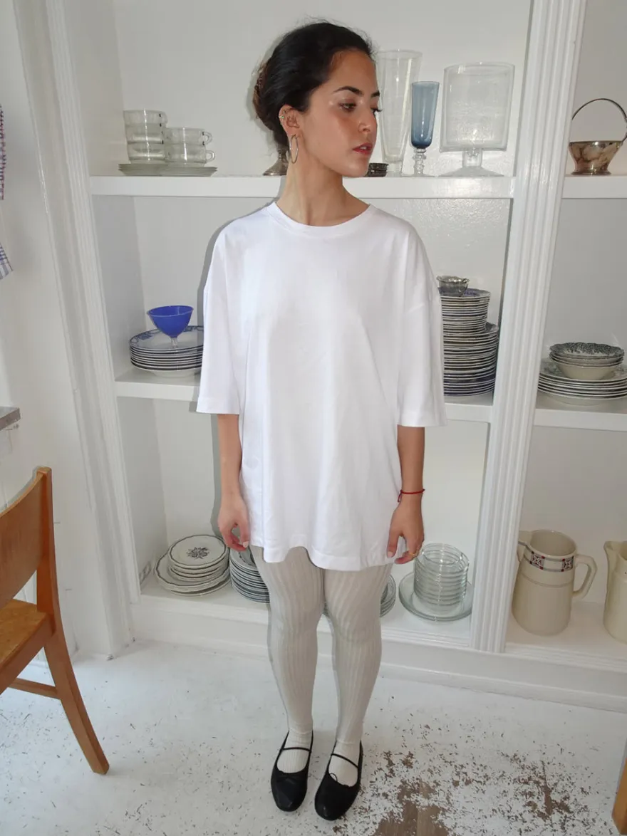 Design By Si Zinnia oversized t-shirt - Hvid New